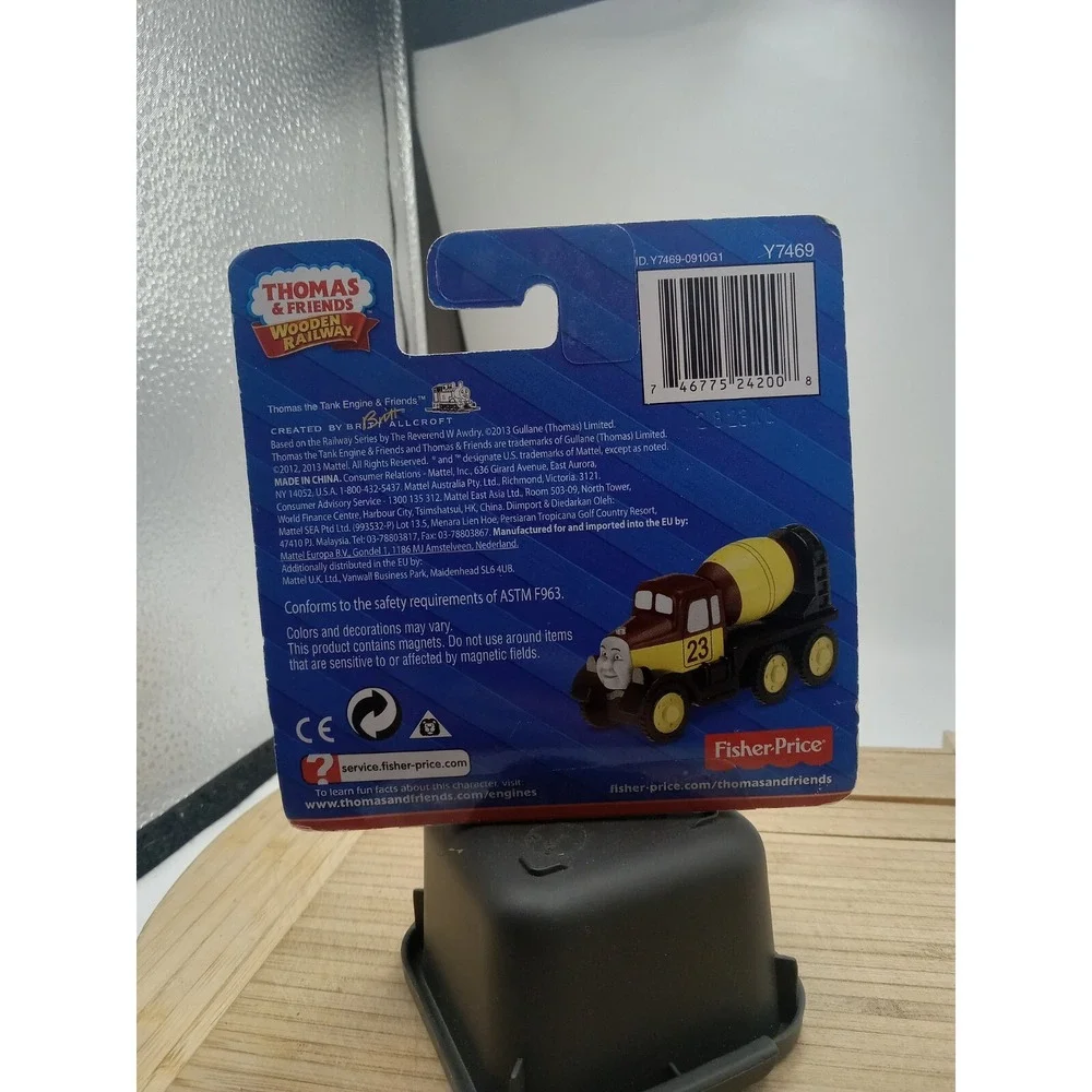 Patrick Cement Truck for the Thomas Wooden Railway System New Wear‎ On Cardboard